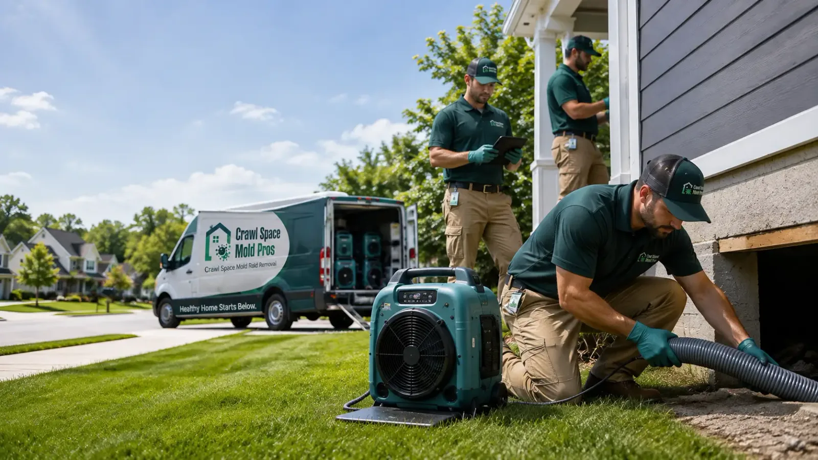 Crawl Space Mold Removal in Schaller, IA